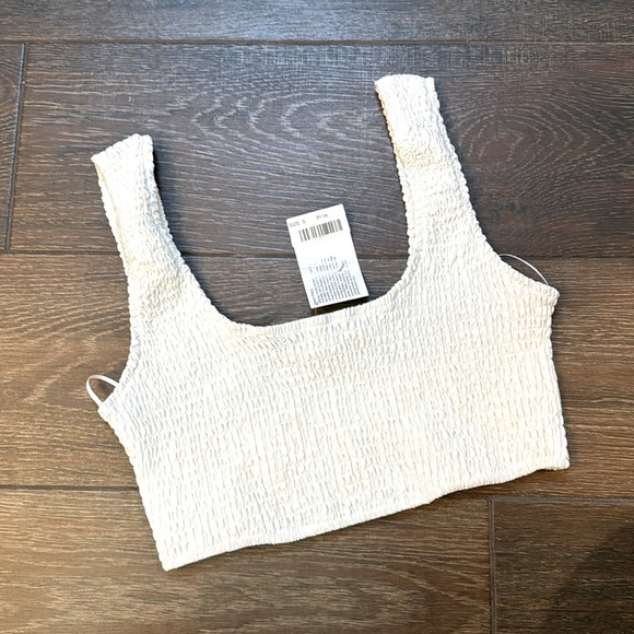 Lelis Tops - NWT Lelis Seersuckr Crop Tank - Small
